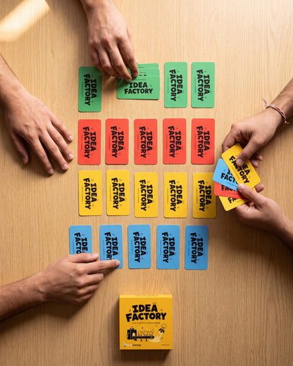 Idea Factory on a table at game night